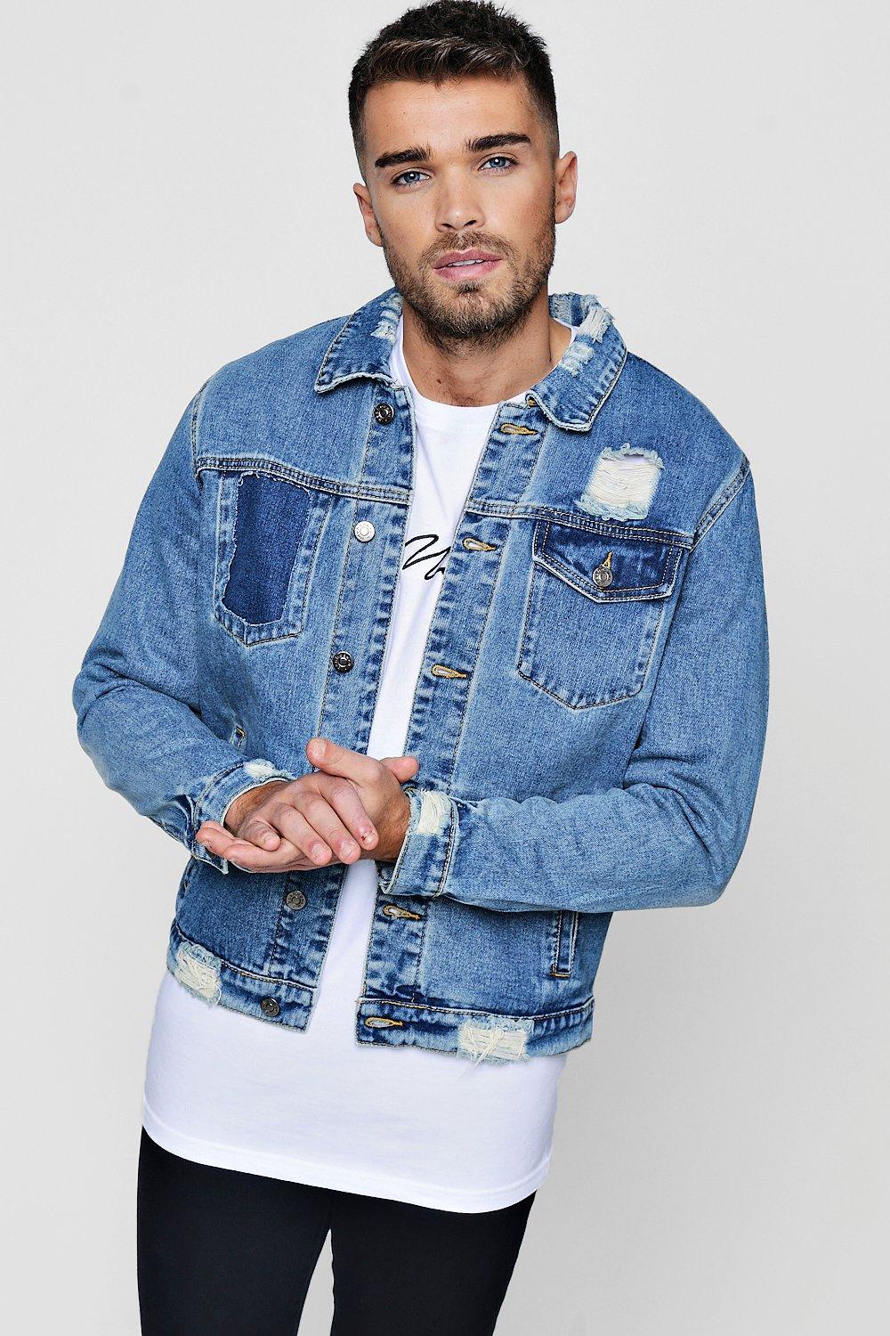 Boohooman hot sale denim jacket